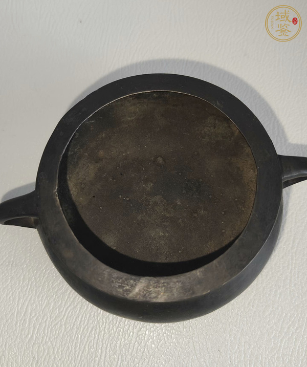 古玩銅器蚰龍耳爐真品鑒賞圖