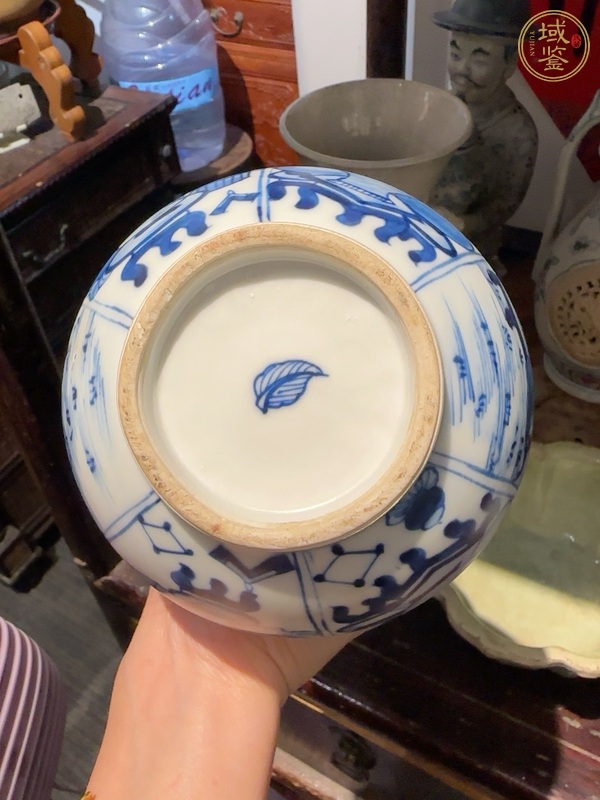 古玩陶瓷人物紋青花葫蘆瓶真品鑒賞圖