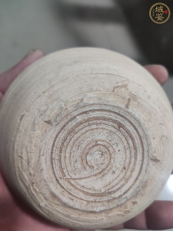 古玩陶瓷青白釉水洗真品鑒賞圖