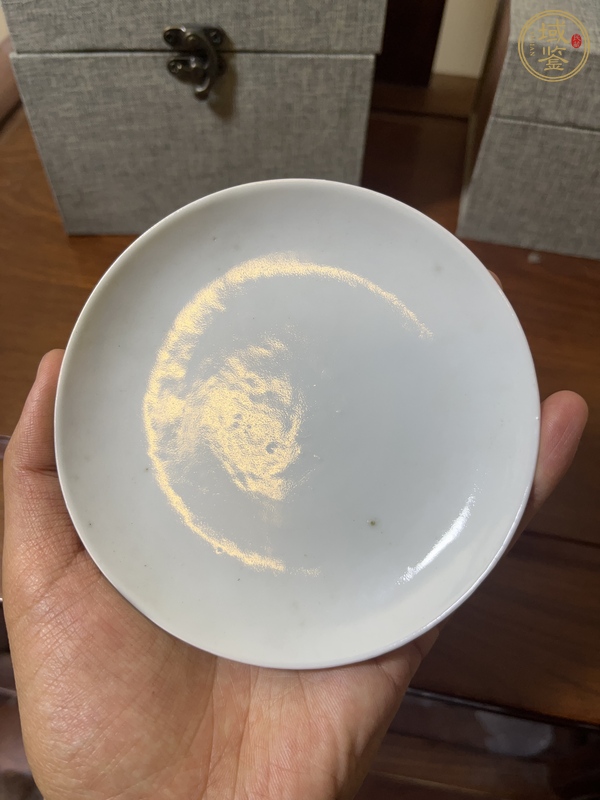 古玩陶瓷青花獅紋蓋碗真品鑒賞圖