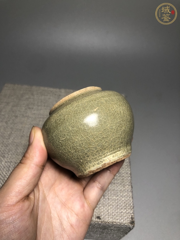 古玩陶瓷元 龍泉窯蓋罐真品鑒賞圖