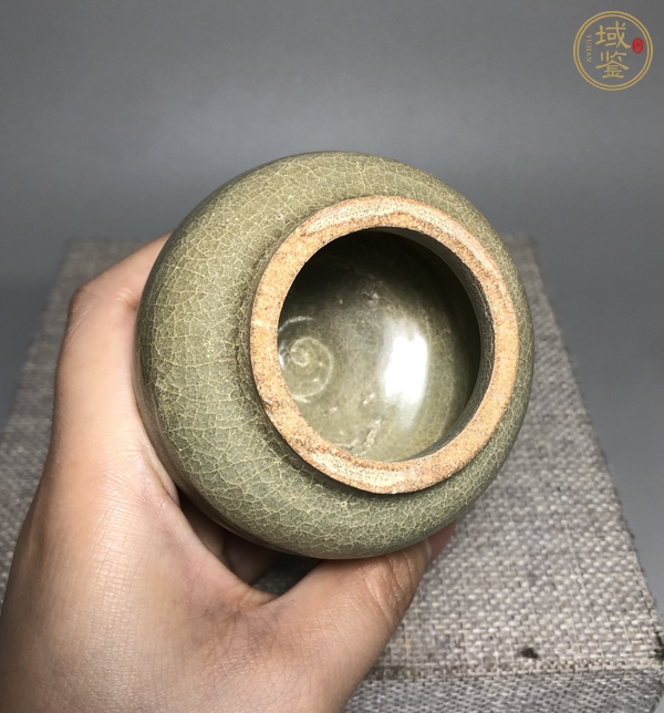 古玩陶瓷元 龍泉窯蓋罐真品鑒賞圖