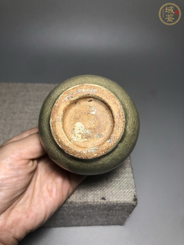 古玩陶瓷元 龍泉窯蓋罐真品鑒賞圖