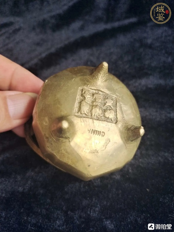 古玩銅器銅爐真品鑒賞圖