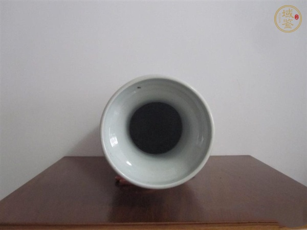 古玩陶瓷牡丹鶴紋瓶真品鑒賞圖