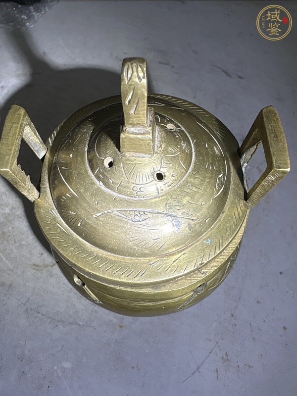 古玩銅器銅爐真品鑒賞圖