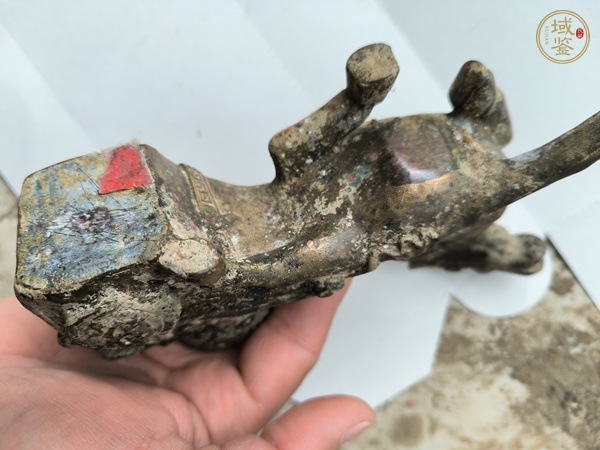 古玩銅器銅馬真品鑒賞圖
