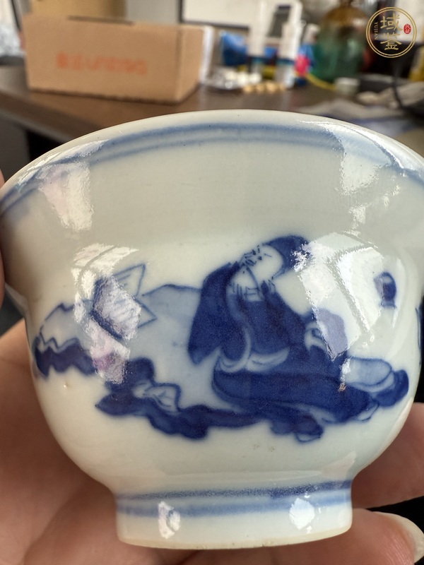 古玩陶瓷青花小碗真品鑒賞圖