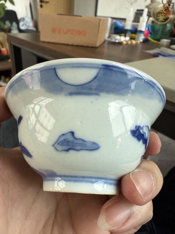 古玩陶瓷青花小碗真品鑒賞圖