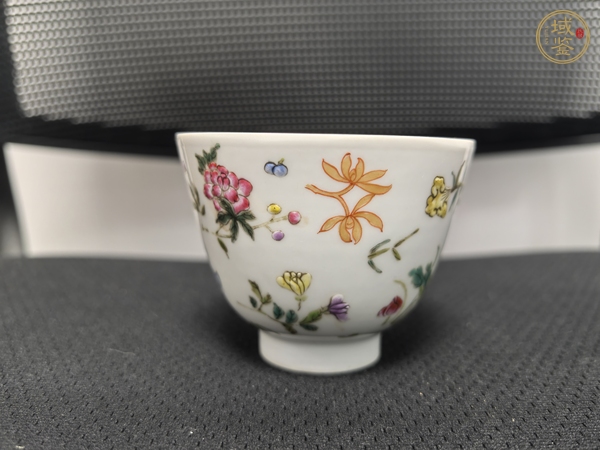 古玩陶瓷粉彩杯真品鑒賞圖