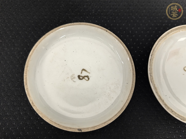 古玩陶瓷料彩蓋盒真品鑒賞圖