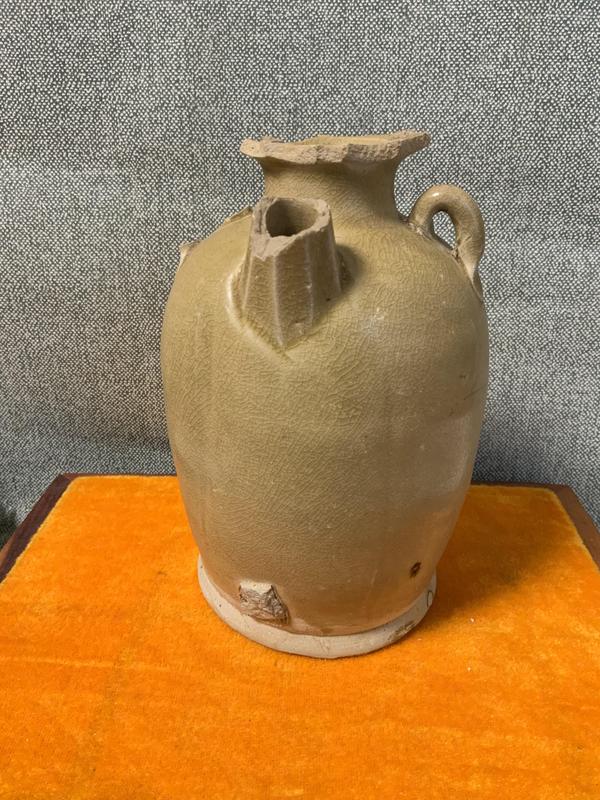 古玩陶瓷長沙窯青釉執(zhí)壺拍賣，當(dāng)前價(jià)格2400元