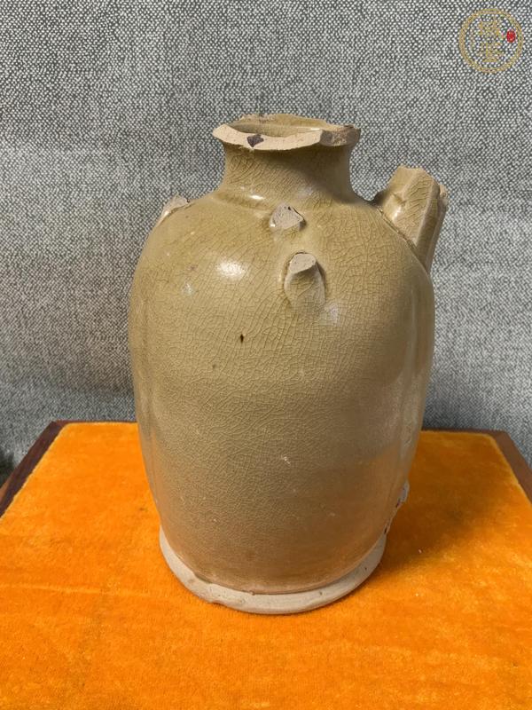 古玩陶瓷長(zhǎng)沙窯青釉執(zhí)壺真品鑒賞圖
