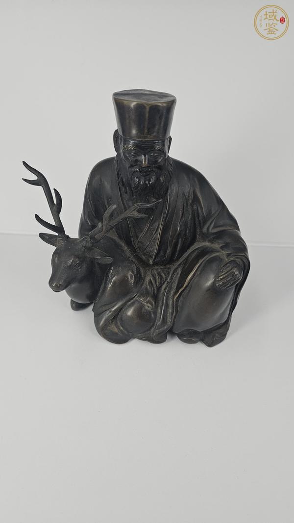 古玩銅器人物像真品鑒賞圖
