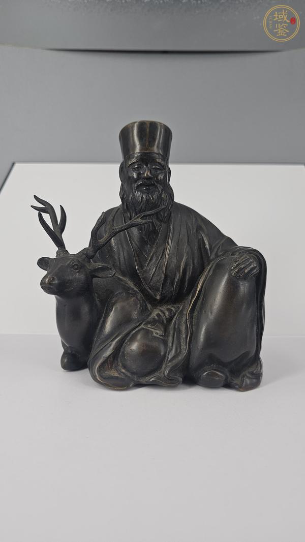 古玩銅器人物像真品鑒賞圖