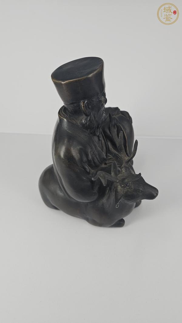 古玩銅器人物像真品鑒賞圖