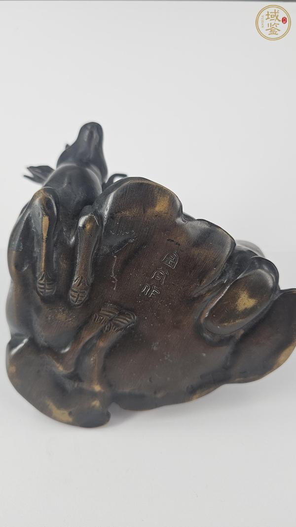 古玩銅器人物像真品鑒賞圖