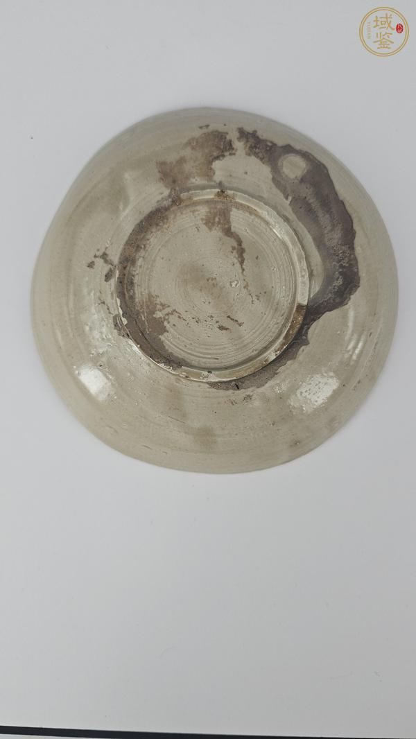 古玩陶瓷金代定窯印花盤真品鑒賞圖