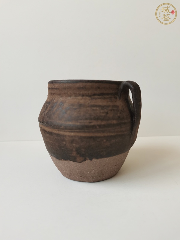 古玩陶瓷贛州窯褐釉公道杯真品鑒賞圖
