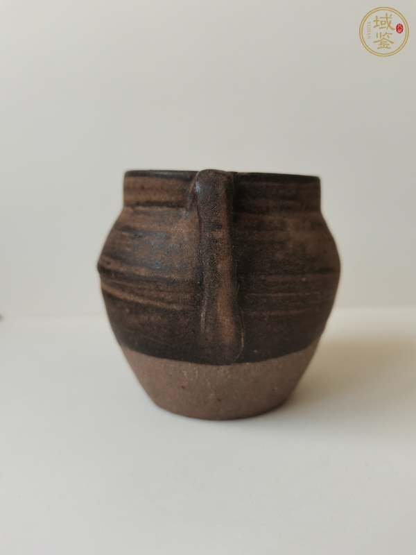 古玩陶瓷贛州窯褐釉公道杯真品鑒賞圖