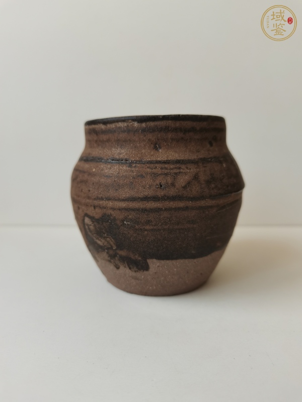 古玩陶瓷贛州窯褐釉公道杯真品鑒賞圖