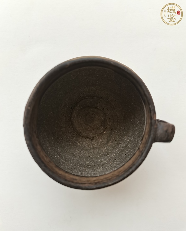 古玩陶瓷贛州窯褐釉公道杯真品鑒賞圖