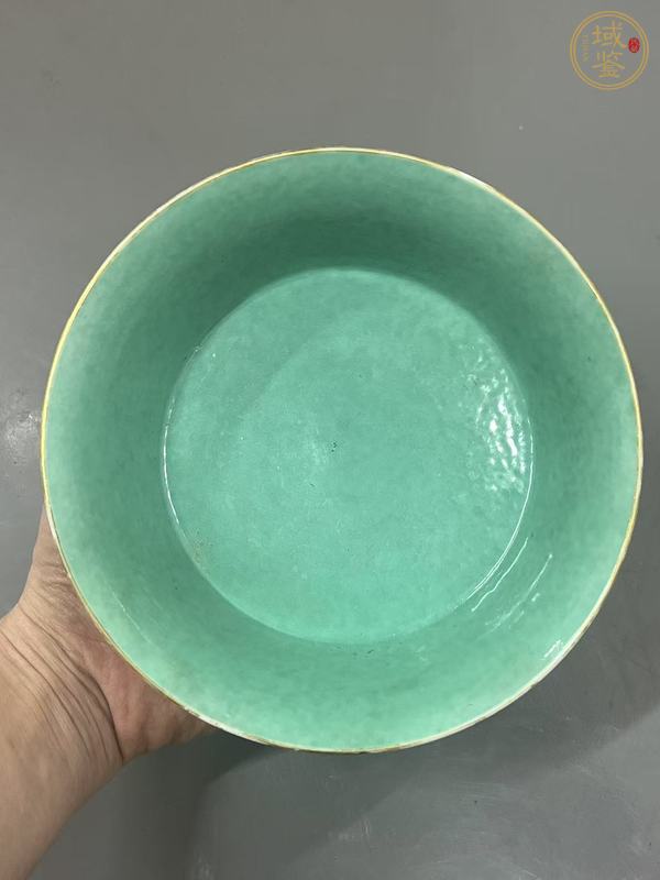 古玩陶瓷粉彩龍鳳紋碗真品鑒賞圖
