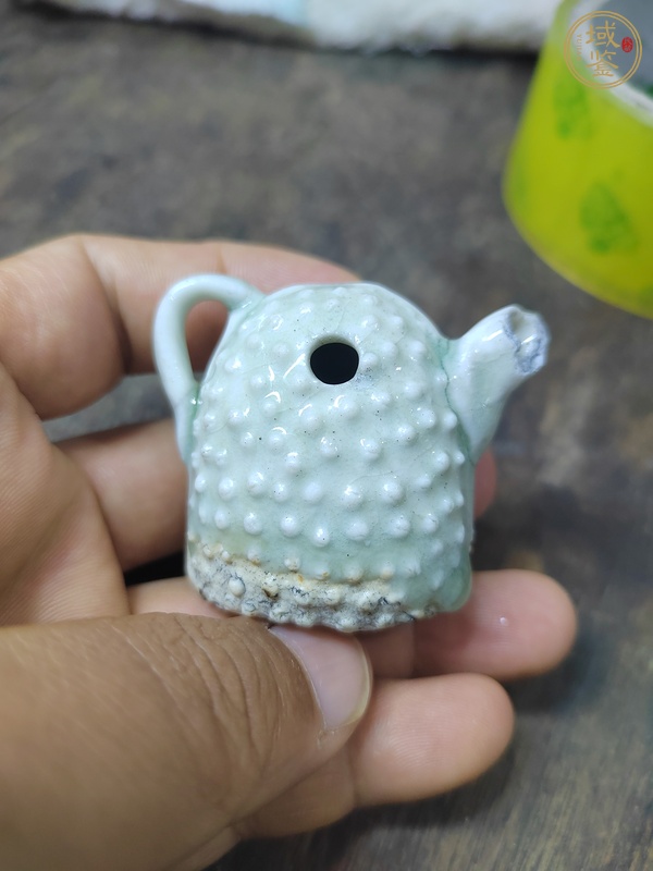 古玩陶瓷湖田窯小水注真品鑒賞圖