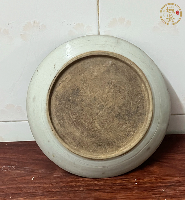 古玩陶瓷青花釉里紅魚盤真品鑒賞圖