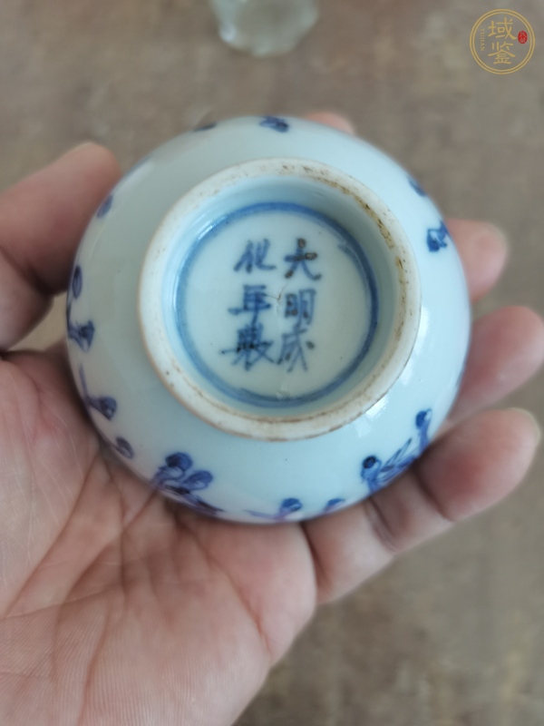 古玩陶瓷青花杯真品鑒賞圖