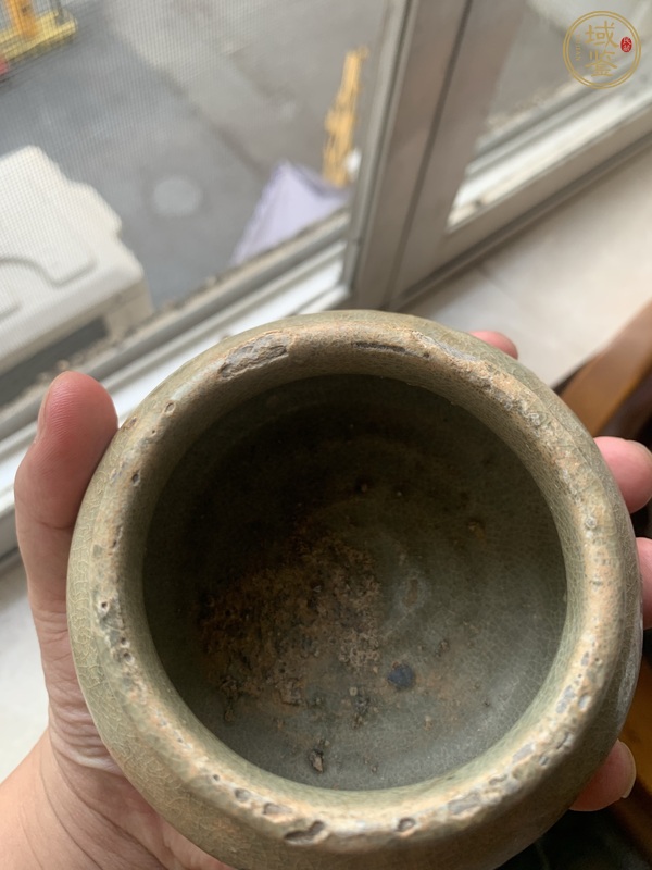 古玩陶瓷青釉罐真品鑒賞圖