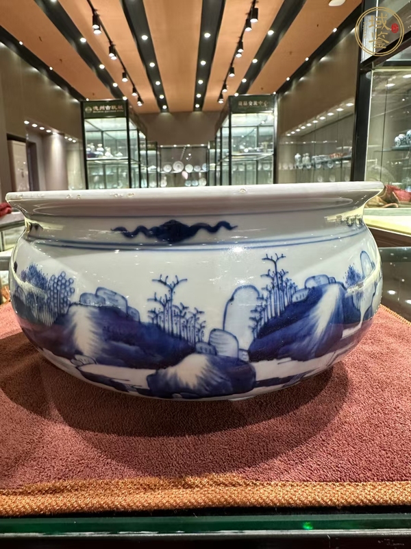 古玩陶瓷青花香爐真品鑒賞圖