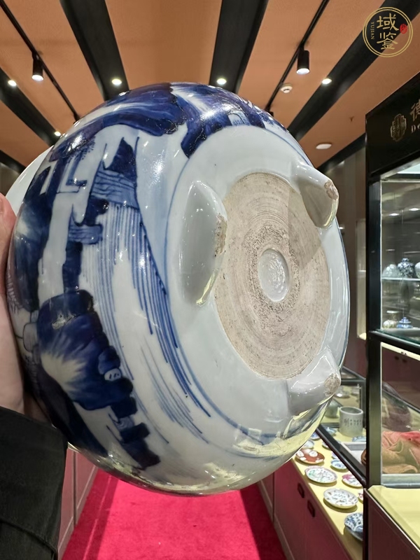 古玩陶瓷青花香爐真品鑒賞圖