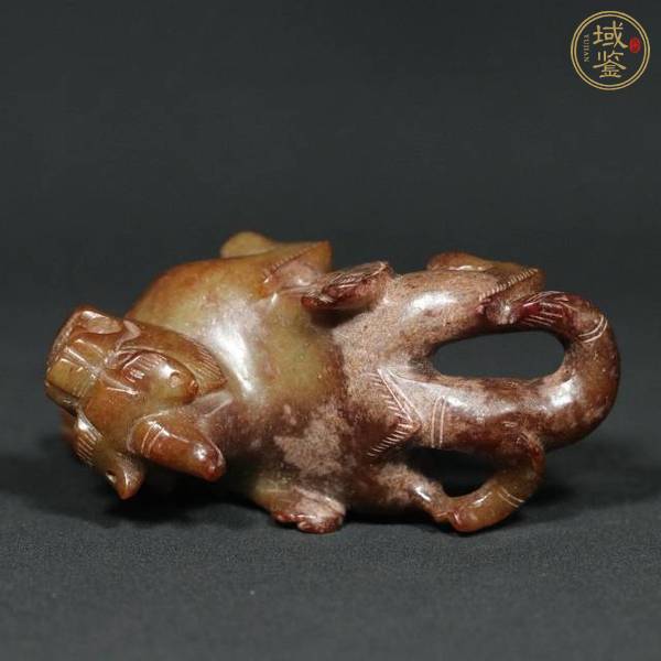古玩玉器做舊仿古“玉獸”真品鑒賞圖