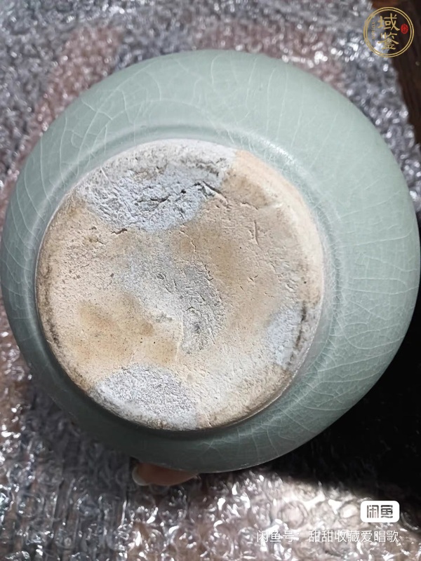古玩陶瓷龍泉青瓷雙系罐真品鑒賞圖