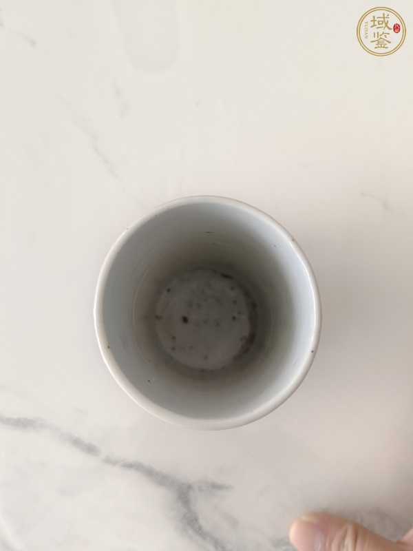 古玩陶瓷麻姑獻(xiàn)壽粉彩筆筒真品鑒賞圖