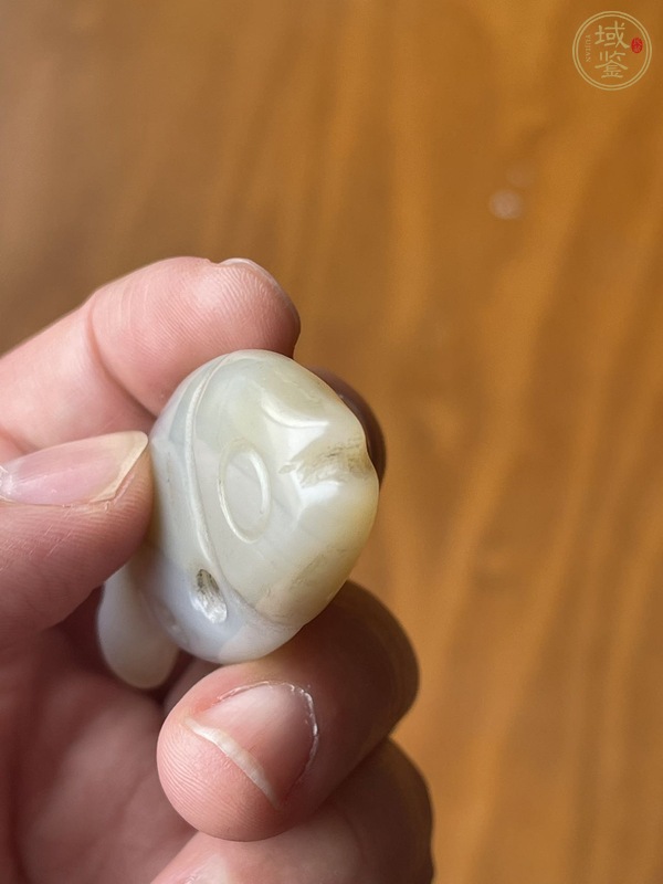 古玩玉器瑪瑙魚型件真品鑒賞圖