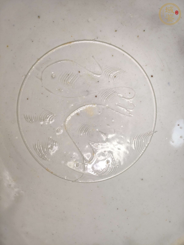 古玩陶瓷青白釉刻花魚紋碗真品鑒賞圖