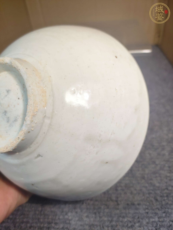 古玩陶瓷青白釉刻花魚紋碗真品鑒賞圖