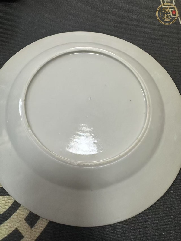 古玩陶瓷粉彩花鳥紋盤真品鑒賞圖