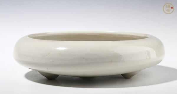 古玩白釉水洗真品鑒賞圖