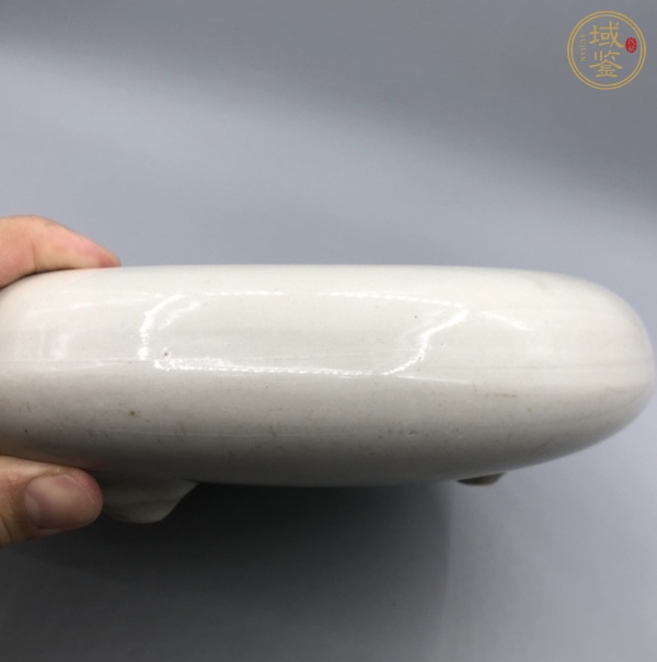 古玩陶瓷白釉水洗真品鑒賞圖