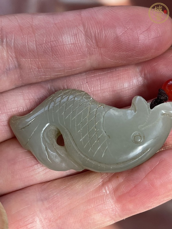 古玩玉器和田玉雕“魚形佩”真品鑒賞圖
