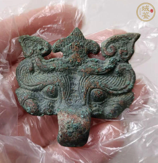 古玩銅器漢代青銅鋪首真品鑒賞圖