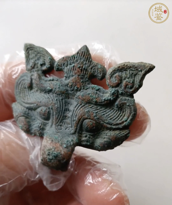古玩銅器漢代青銅鋪首真品鑒賞圖