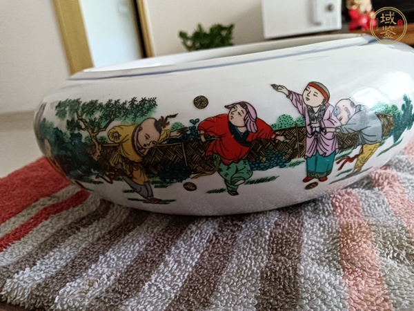古玩陶瓷筆洗真品鑒賞圖