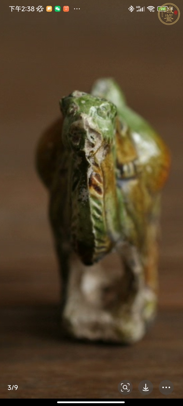 古玩陶瓷三彩陶塑真品鑒賞圖