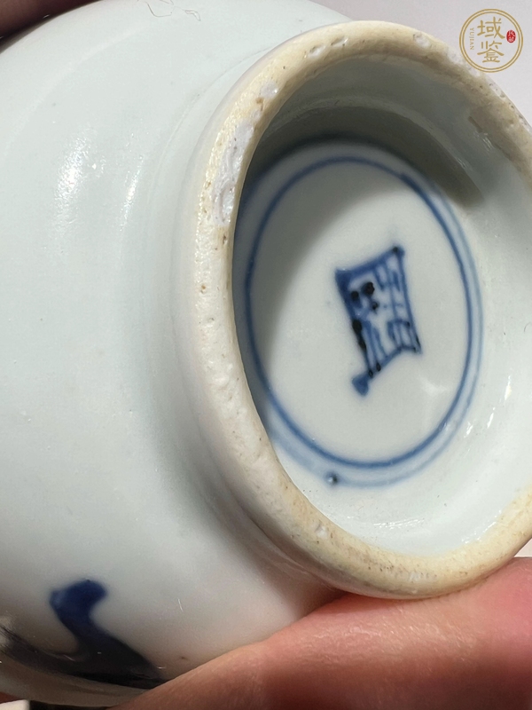 古玩陶瓷青花龍紋杯，注意品相真品鑒賞圖
