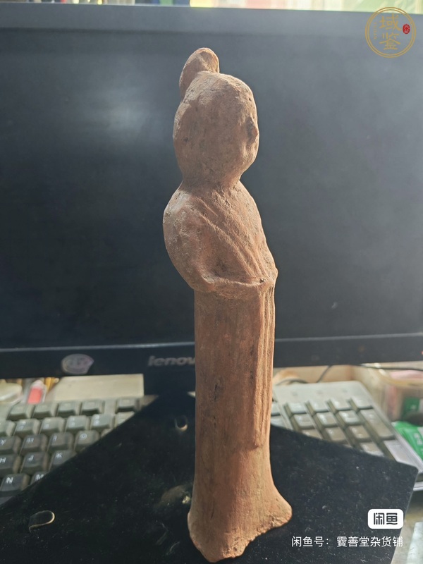 古玩陶瓷陶仕女傭真品鑒賞圖