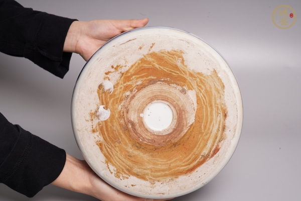 古玩陶瓷青花山水人物筆筒真品鑒賞圖